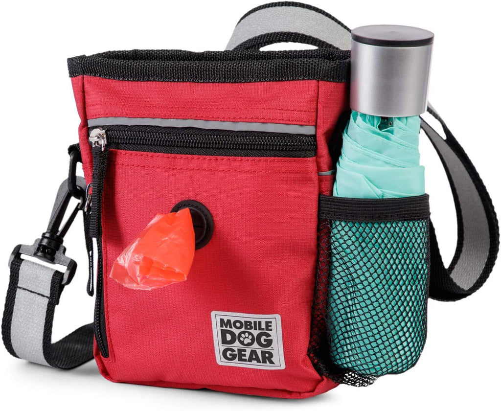 , Small Dog Walking Bag, Day or Night Reflective, 6 by 7 Inches