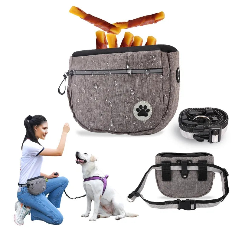 Pet Snack Bag Dog Walking Artifact Pet Training Waist Bag Dog Training Snack Bag for Outings