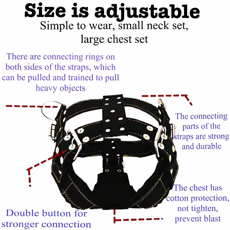 Dog Harness for Large Dog,Pit Bull Dog Harness Large Dog Collar Wholesale Leash Dog Vest Collar Fashion Pet Products Accessories
