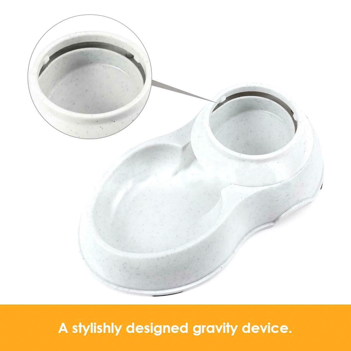 Automatic 3.8L Water Feeder Food Pet Dog Cat Puppy Dispenser Feeder Bowl Bottle