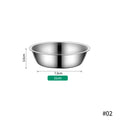 Large Capacity Dog Bowl Stainless Steel Pet Feeding Bowl Cat and Dog Food Drinking Bowl Metal Feeder Bowl Durable and Cheap