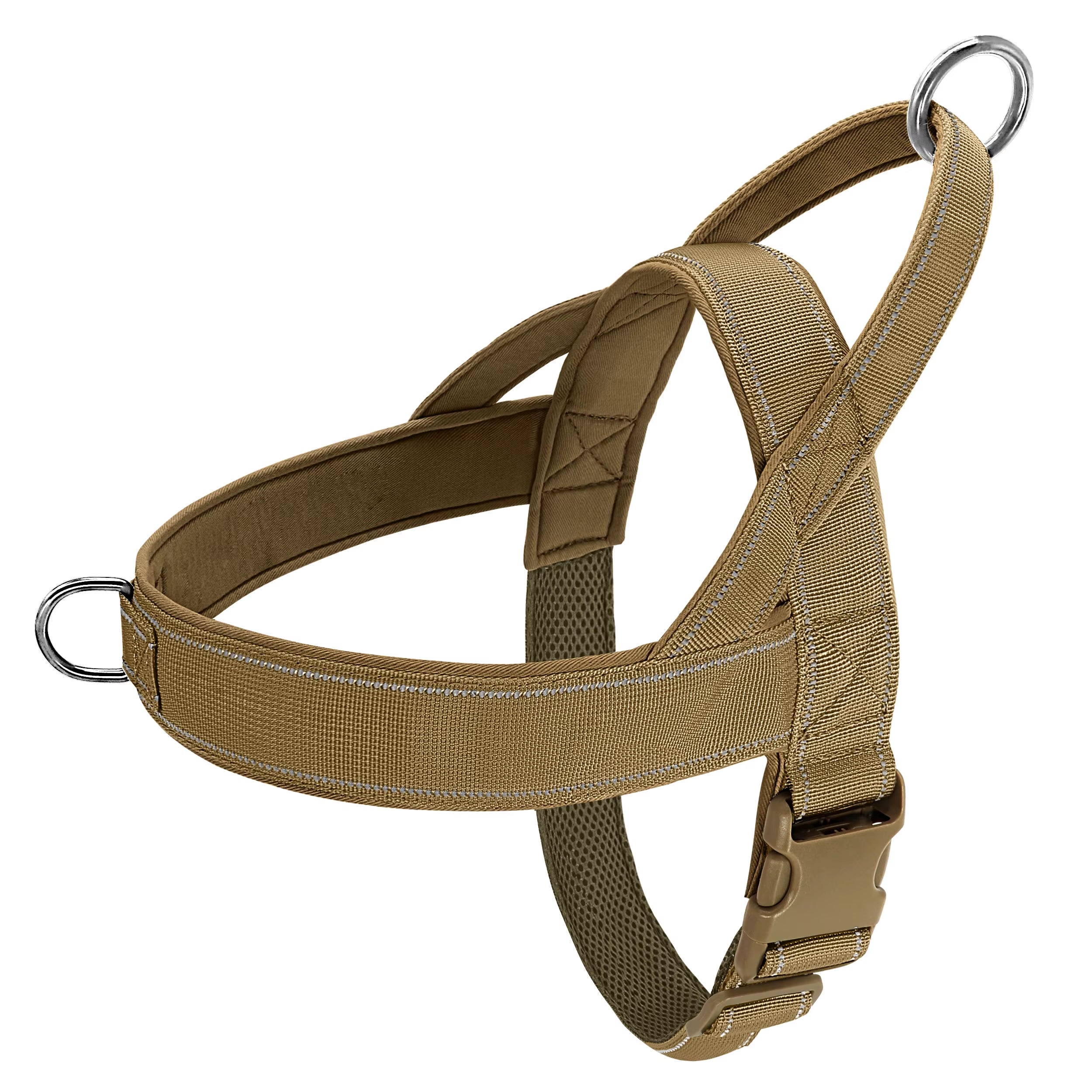 Nylon Durable Dog Harness No Pull Pet Harness with Handle Reflective Training Harness for Small Medium Large Dog German Shepherd