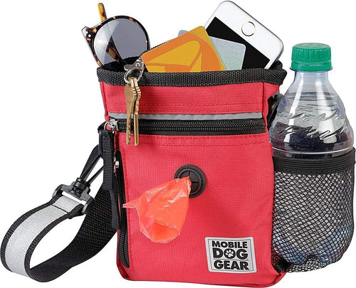 , Small Dog Walking Bag, Day or Night Reflective, 6 by 7 Inches