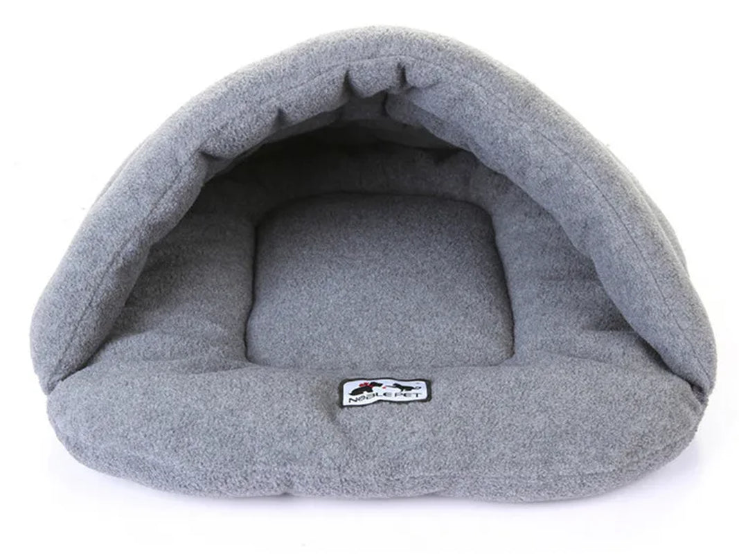 Soft Polar Fleece Pet Dog Beds Winter Warm Pets Heated Mat Small Dog Kennel House for Puppy Cats Sleeping Bag Nest Cave Beds