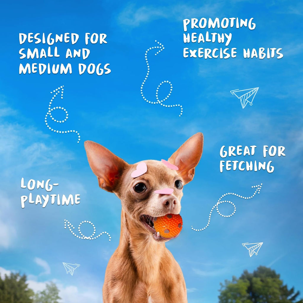 Balls 2 Inch for Small and Medium Size Dogs - for Automatic Dog Ball Launcher, Playing Fetch, and Dog Toy (Balls Pack of 8)