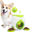 Automatic Dog Ball Launcher,Automatic Dog Ball Reward,Dog Food Reward Machine Interactive Pet Toy Smart Feeder Dog Ball Rolling Machine for Cats,Dogs(Green)