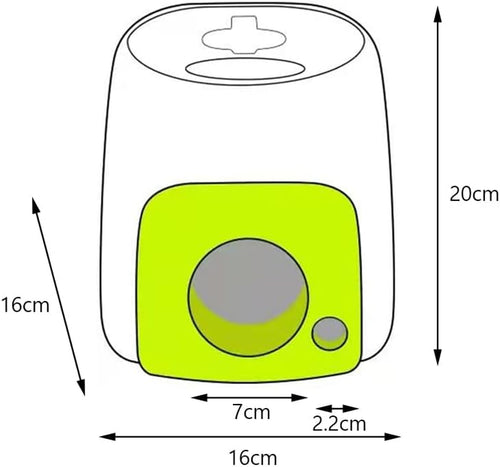 Automatic Ball Launcher,Food Reward Machine,Pet Leaky Food Device,Dog Ball Thrower,Reward Machiner with 2Pcs Tennis,Treat Dispenser,For Small and Medium Dogs